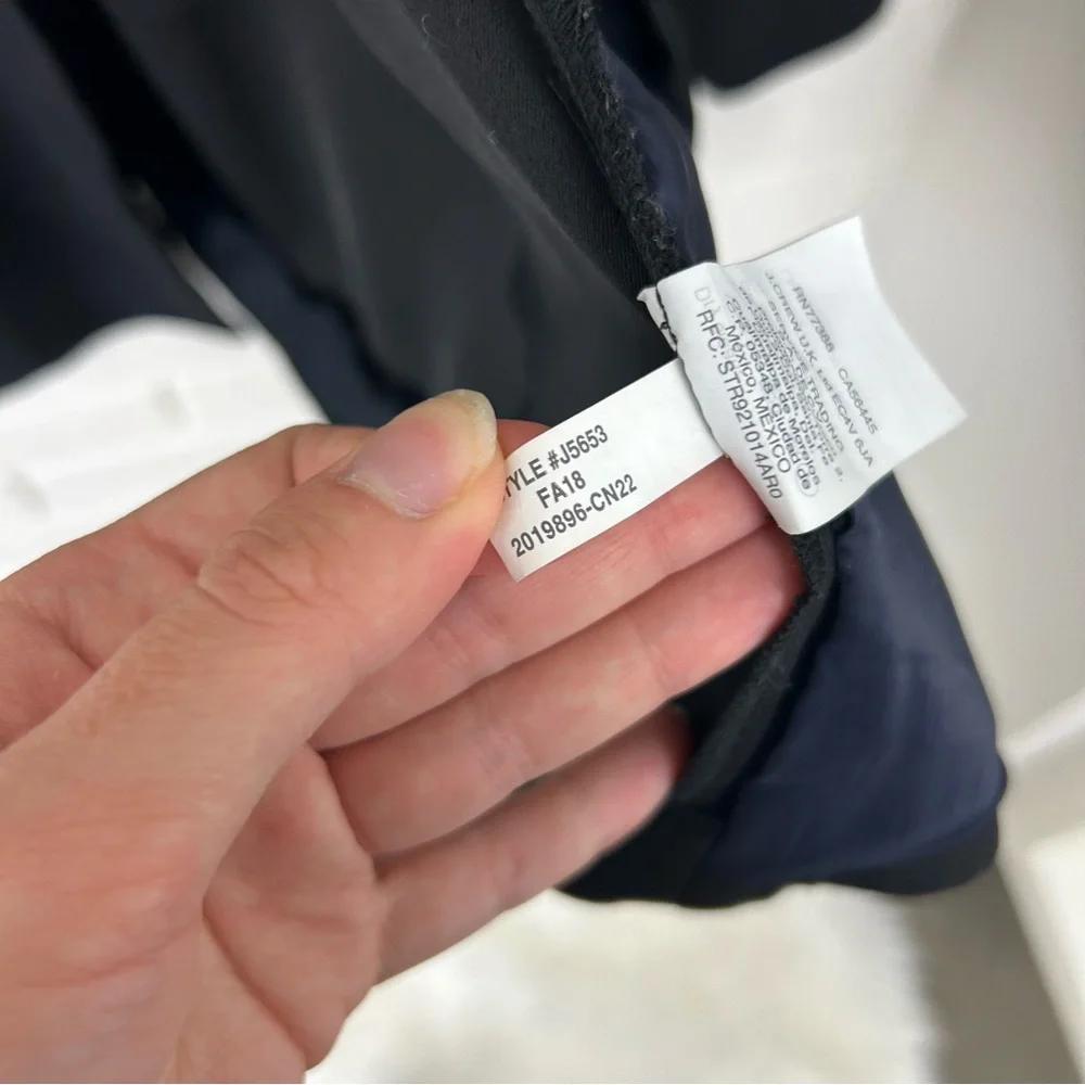J.Crew 365 Black Crepe Wrap Blazer Size S